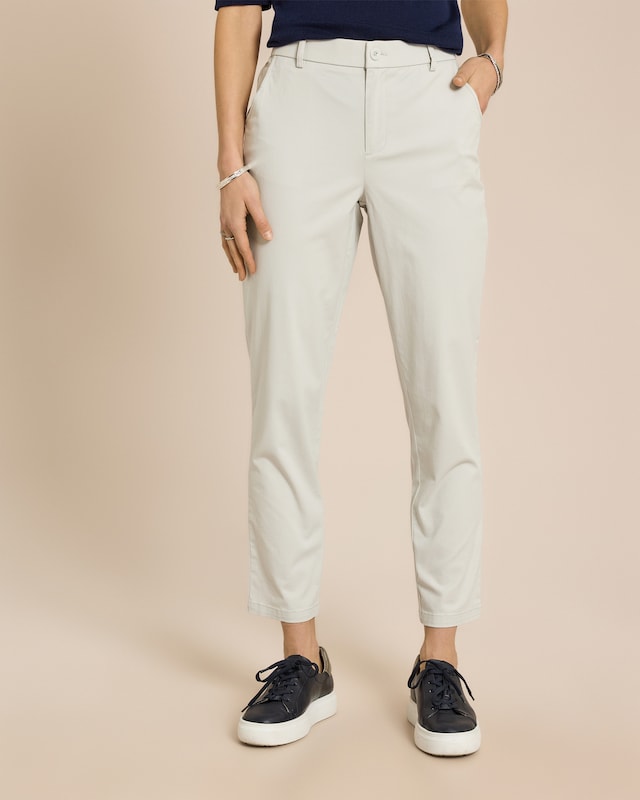 Chino in Cotton-Stretch mit Silk-Touch