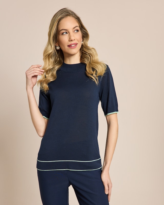 Feinstrick Pullover Lyocell