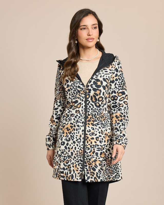 Wendejacke Druck/Uni-Mix