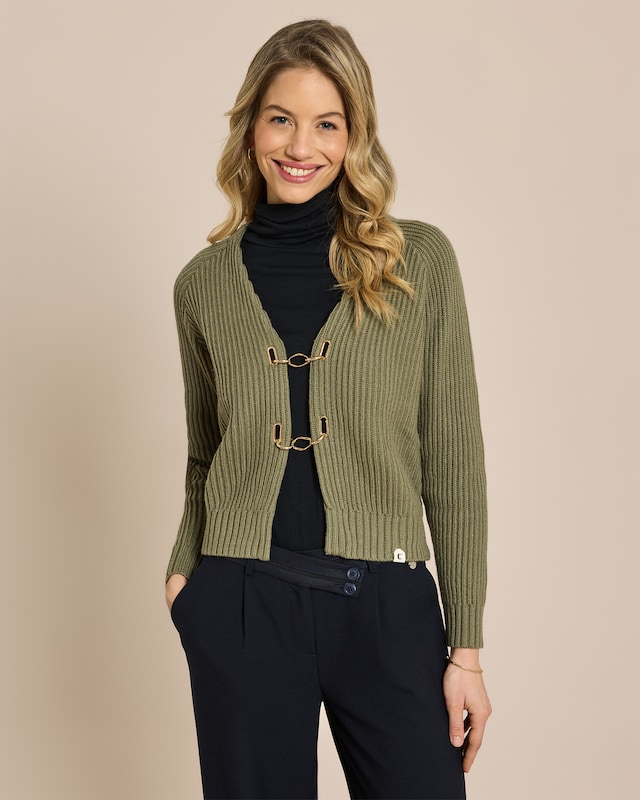 Cardigan mit Schnallendetail