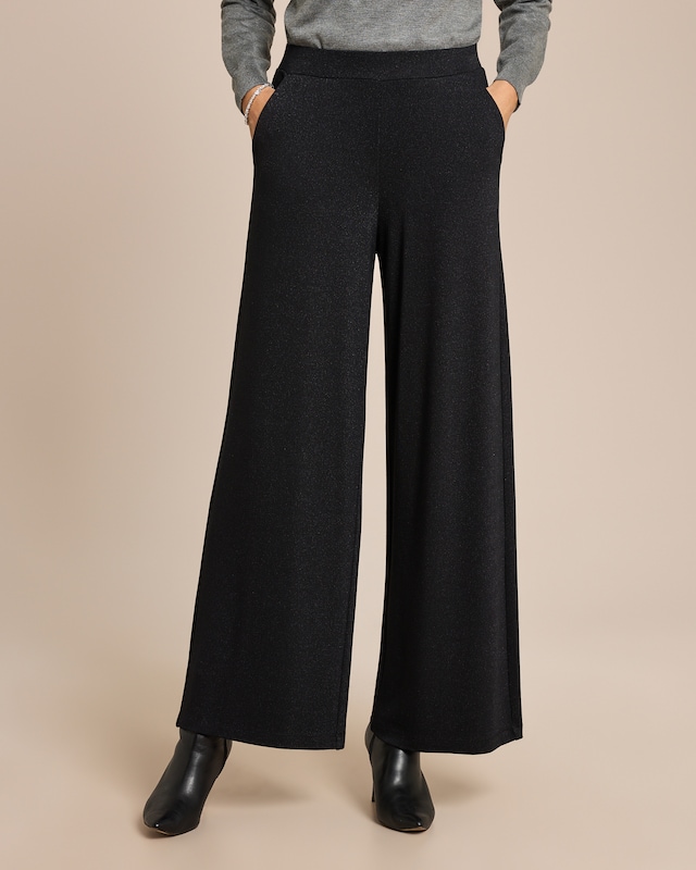 Hose aus Viskose mit Glanzgarn