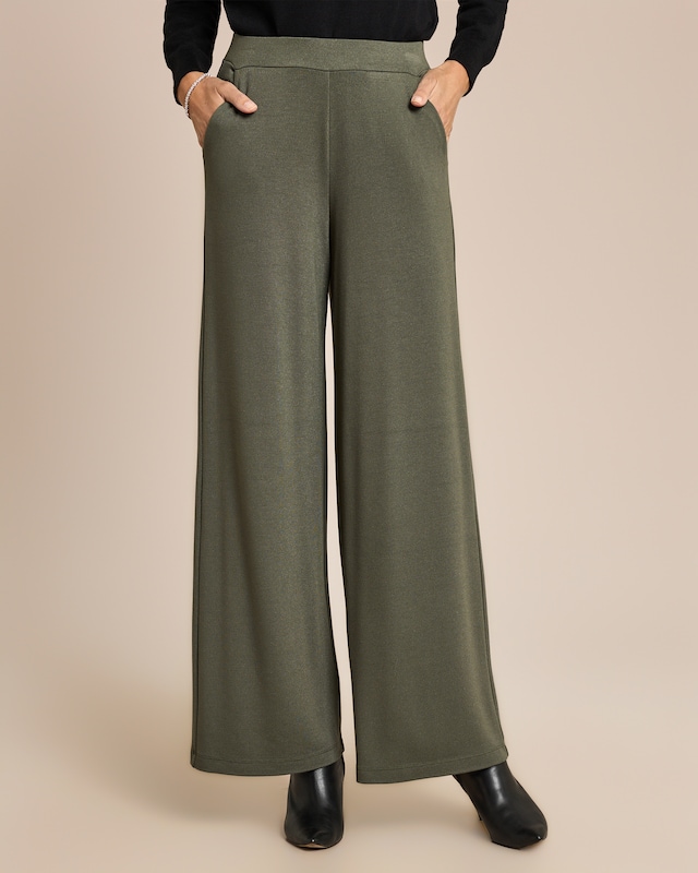 Hose aus Viskose mit Glanzgarn