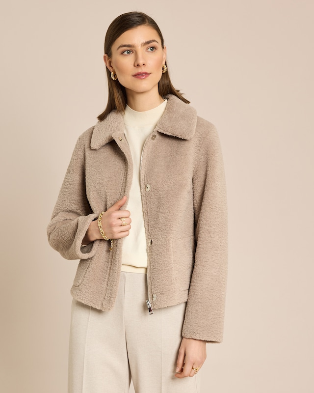 Webpelzjacke zum Wenden