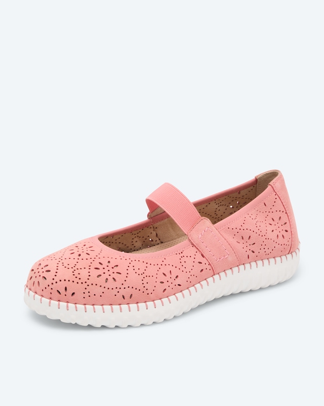 Ballerina mit Perforation