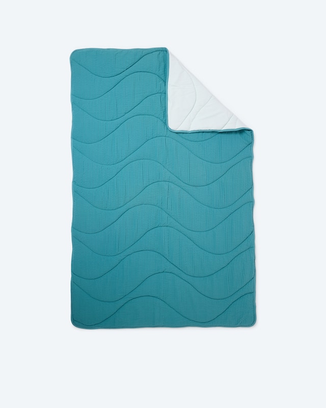 Seersucker Uni-Wendesteppbett