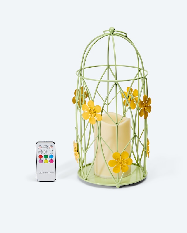 Outdoor-Laterne mit LED-Kerze