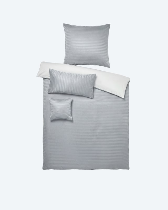 Wendebettwäsche "Glanzstreifen", 4tlg.