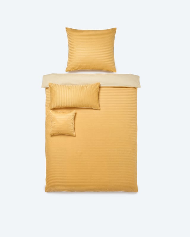 Wendebettwäsche "Glanzstreifen", 4tlg.