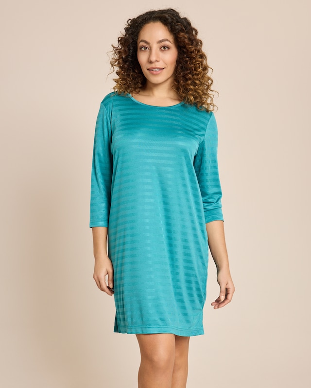 Nightshirt "Glanzstreifen" uni