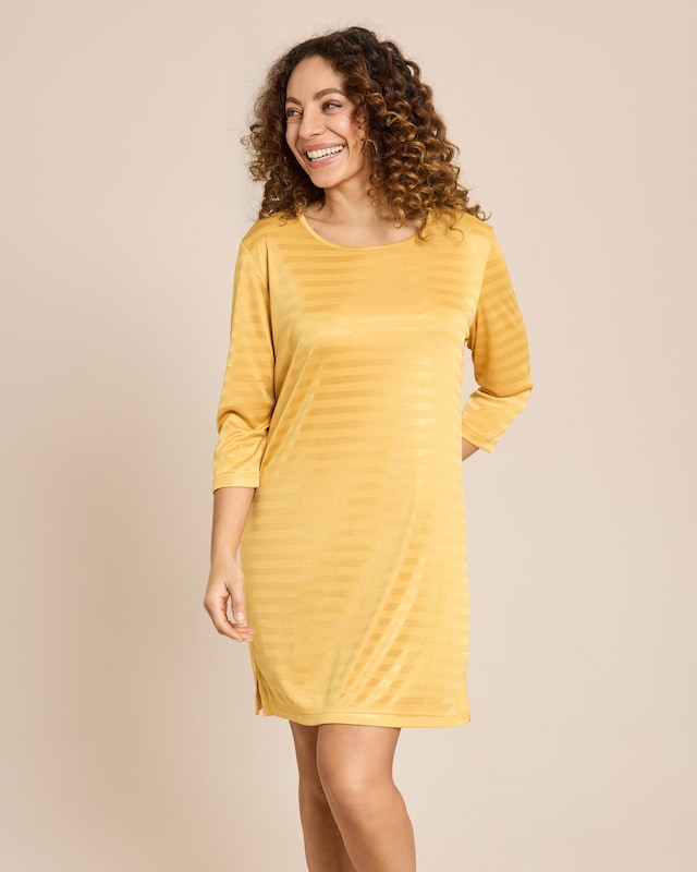Nightshirt "Glanzstreifen" uni