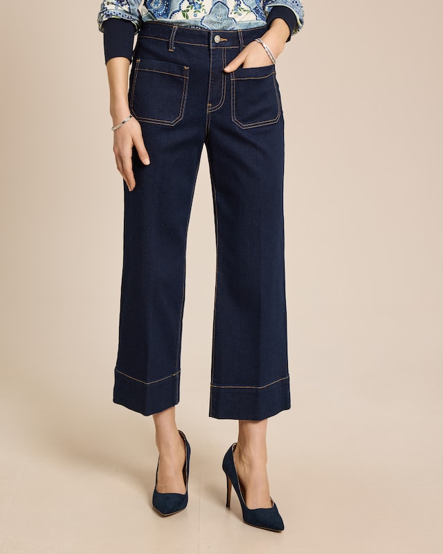 Cropped Jeans Straight Leg