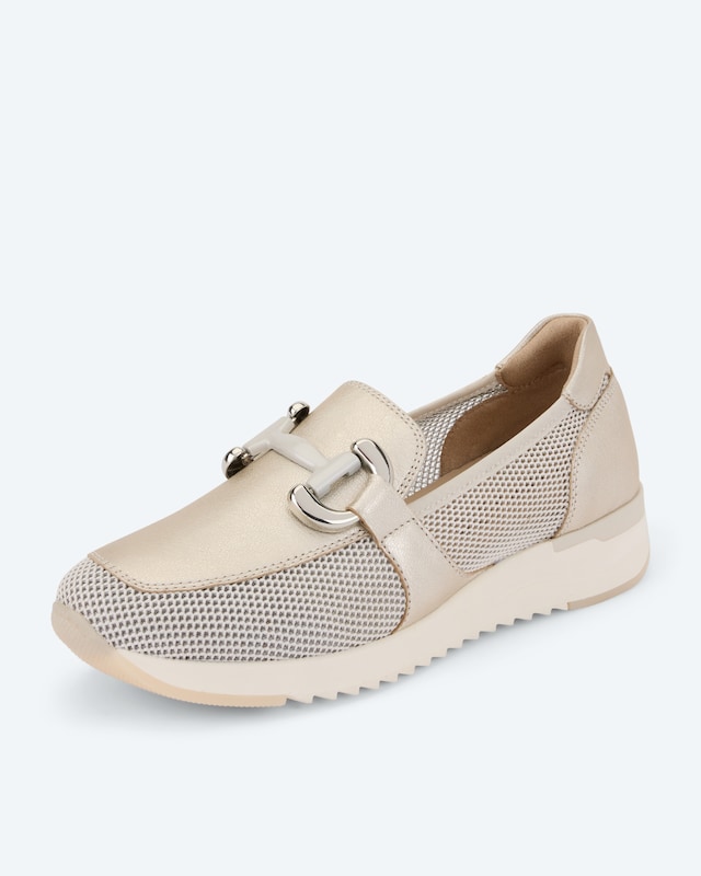 Slipper mit Deko und Mesh