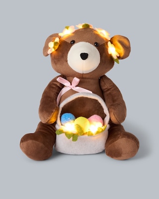 Produktabbildung 2 für LED-Figur Teddybär mit Blumen