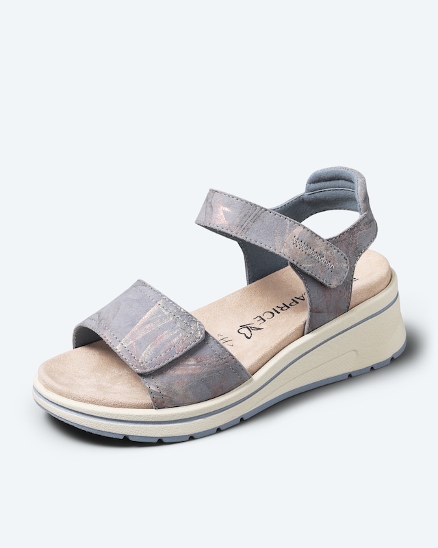 Sandale mit Keilabsatz H-Weite