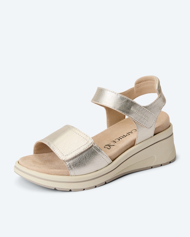 Sandale mit Keilabsatz H-Weite