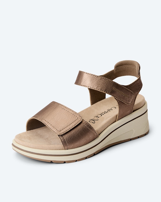 Sandale mit Keilabsatz H-Weite