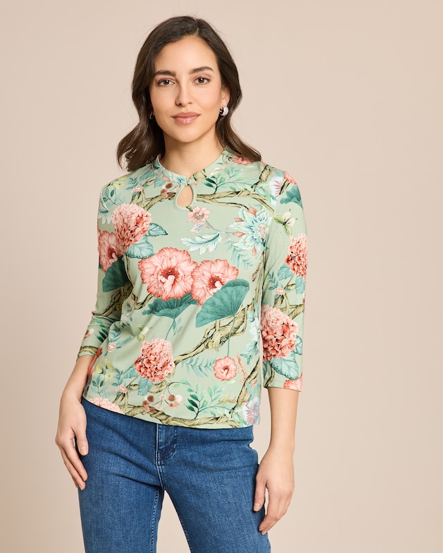 Blusenshirt mit Druck