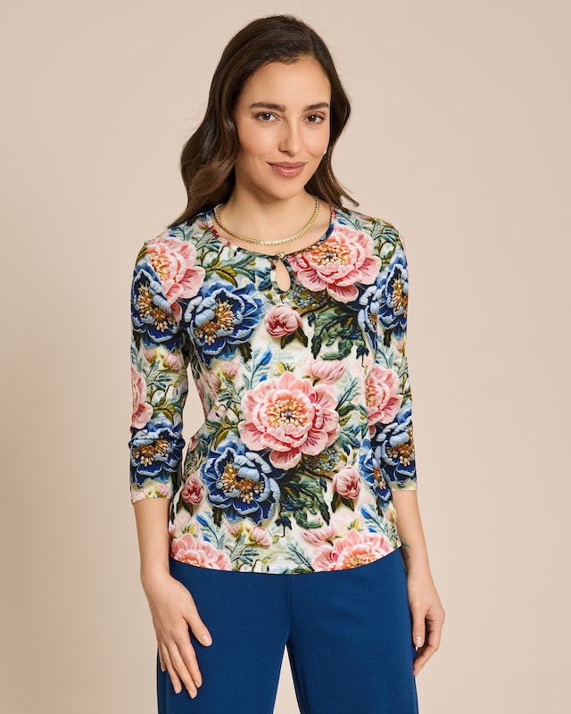 Shirt Blumendruck