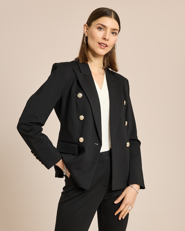 Business Blazer aus Ponte di Roma
