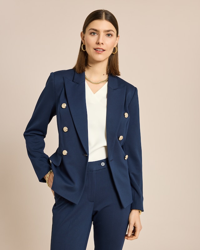 Business Blazer aus Ponte di Roma