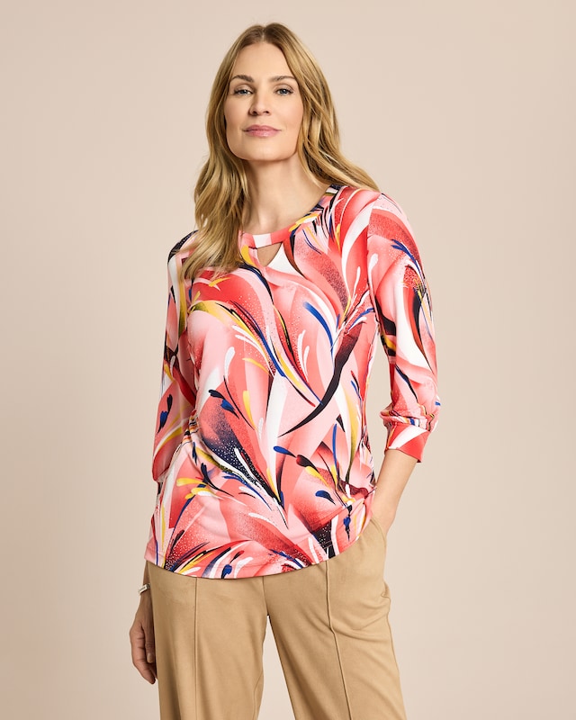 Shirt mit modischem Print