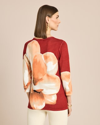 Produktabbildung 3 für Classic Pullover Magnoliendruck