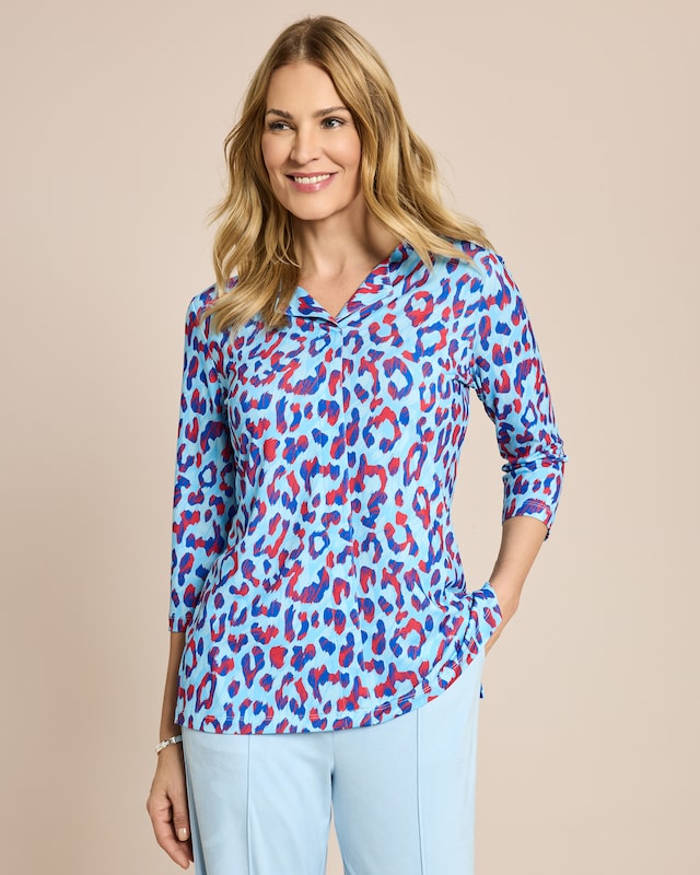 Blusenshirt Leoprint