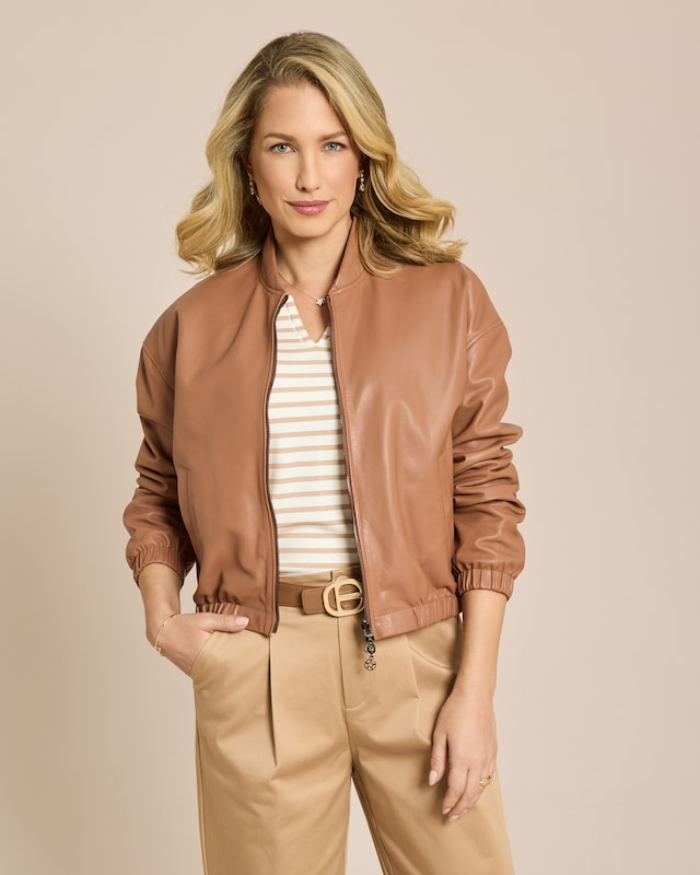 Lederblouson zum Wenden