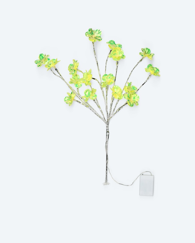 LED-Leuchtzweig "Regenbogenblüten"