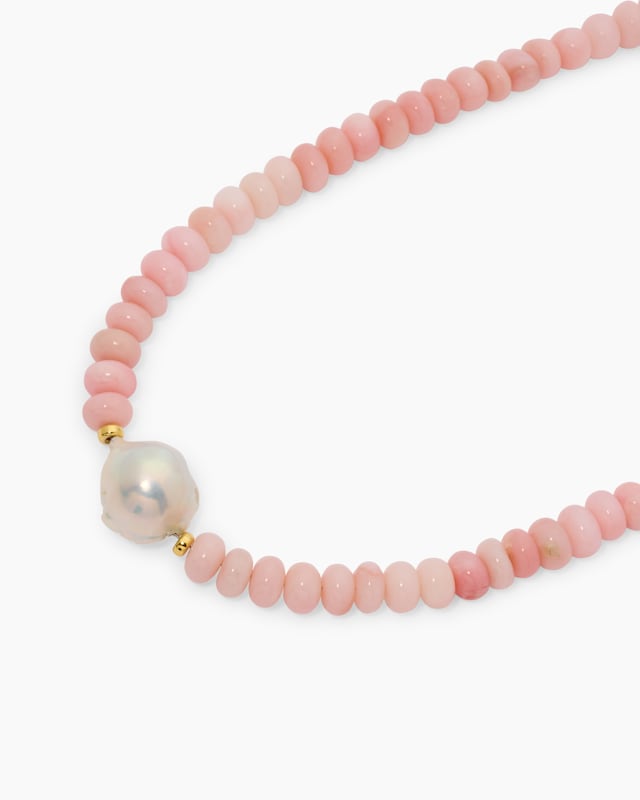 Collier mit Pink Opal