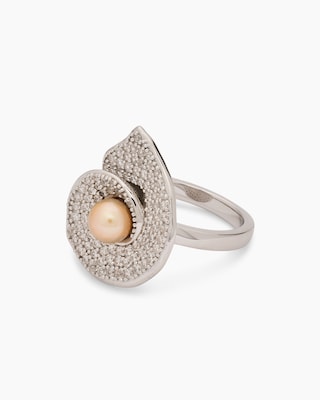 Produktabbildung 2 für Ring mit SWZ-Perle und Zirkon