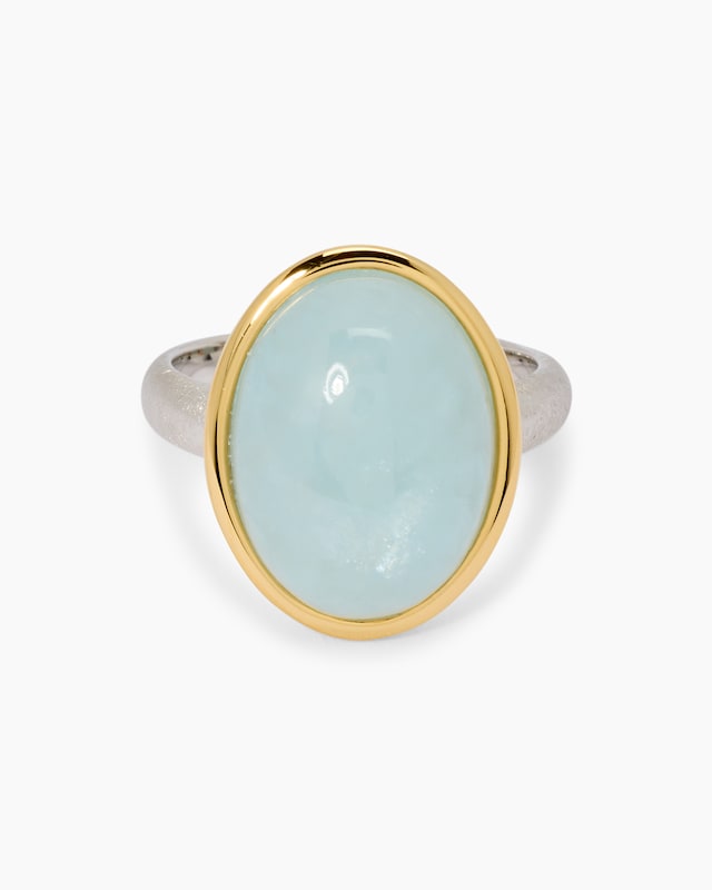 Ring mit Milky Aquamarin