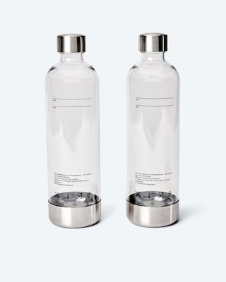 Produktabbildung 1 für PET-Wasserflasche, 2er-Set