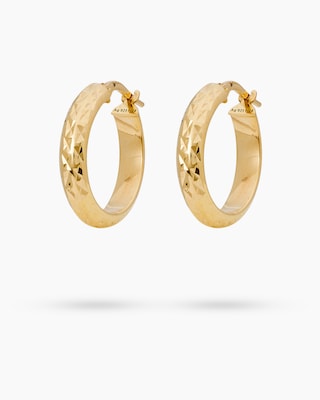 Produktabbildung 2 für Creolen, diamantiert