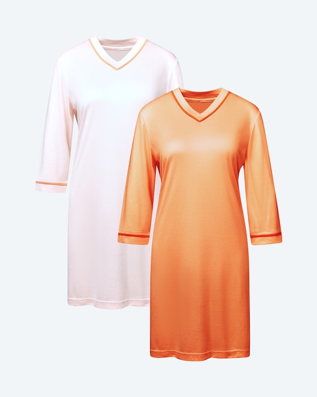 Night Shirt im Unidesign, 2 Stück