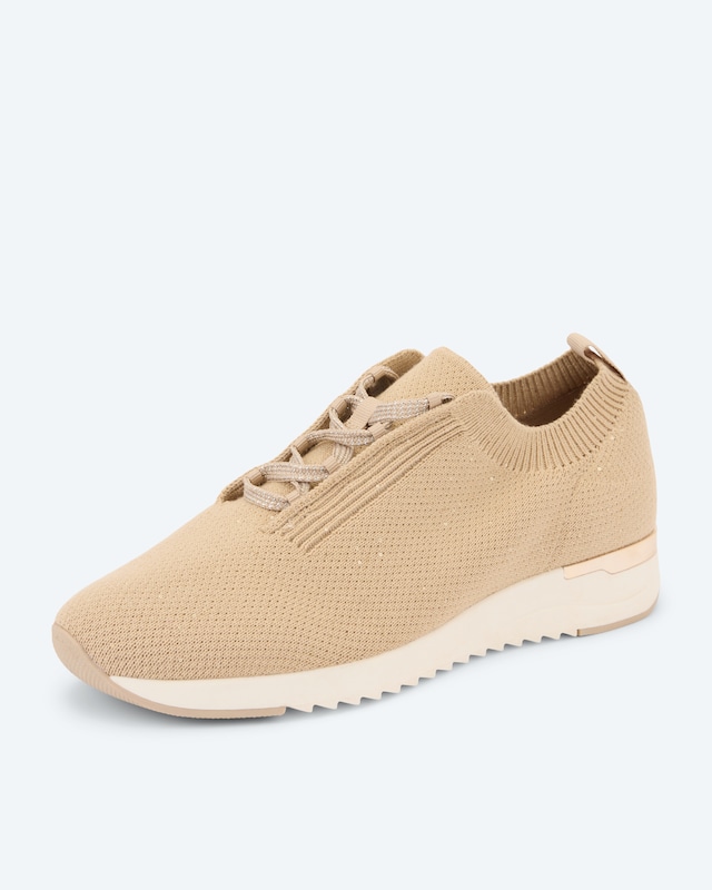 Stricksneaker mit Pailletten