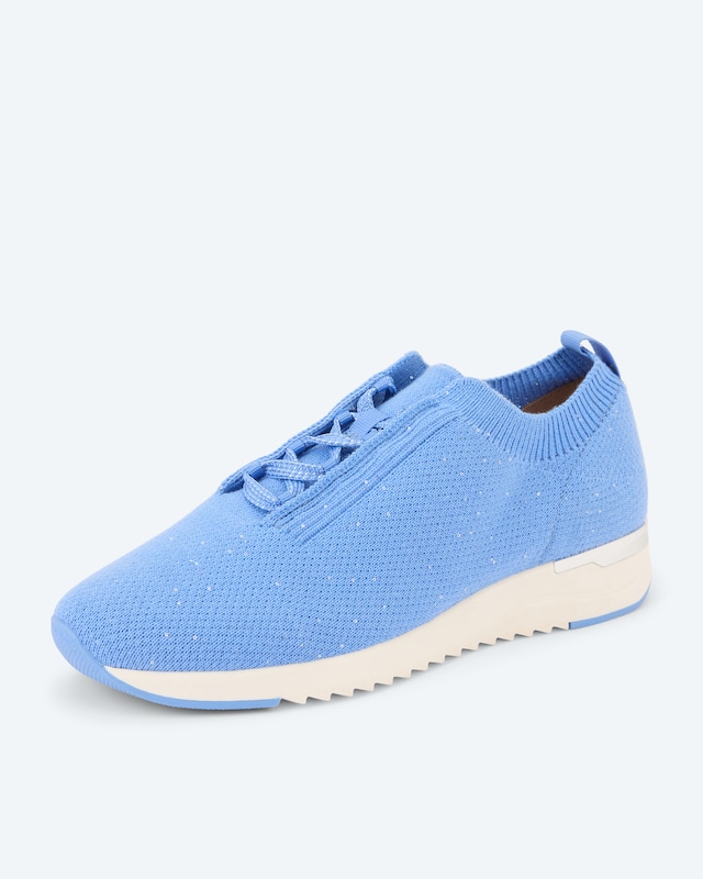 Stricksneaker mit Pailletten