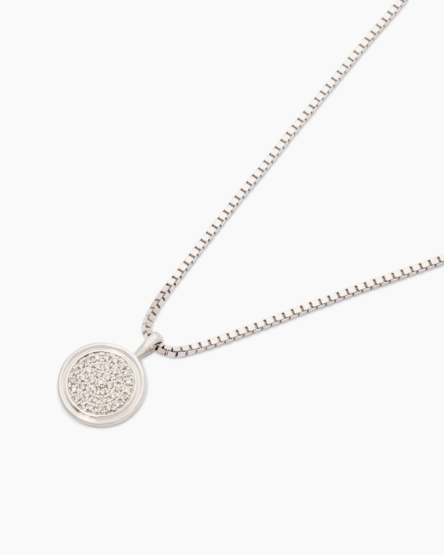 Brillant-Anhänger + Kette 0,27 ct