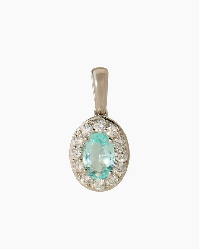 Anhänger mit Paraiba Turmalin & Brillanten