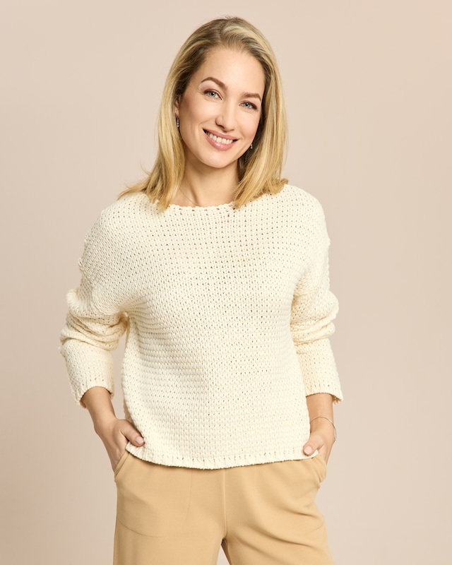 Pullover Bändchengarn