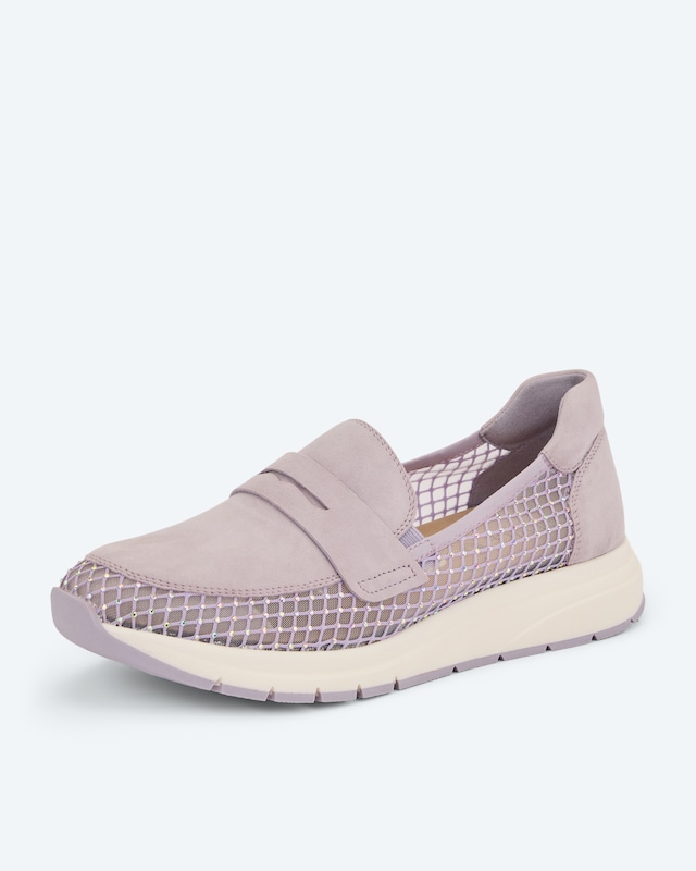 Slipper mit Mesh und Strass