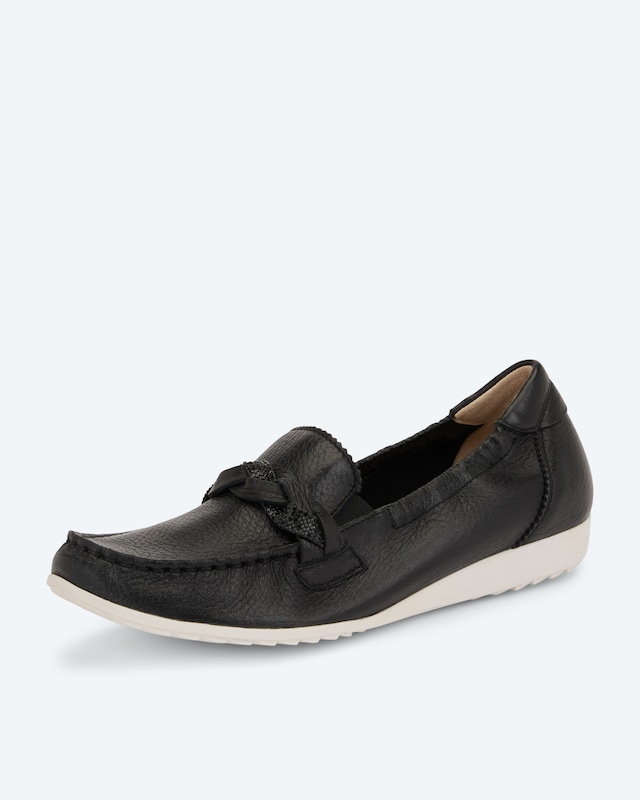 Hirschleder Mokassin mit Deko