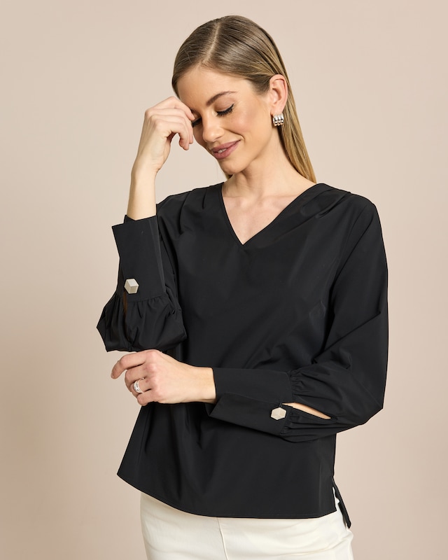 Techno-Stretch Blusenshirt