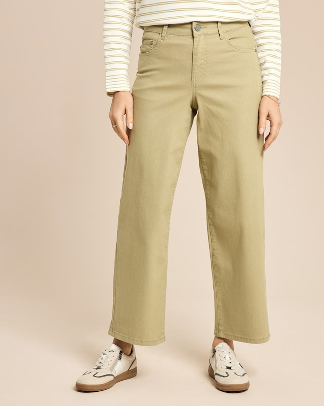 Color Denim 7/8-Hose