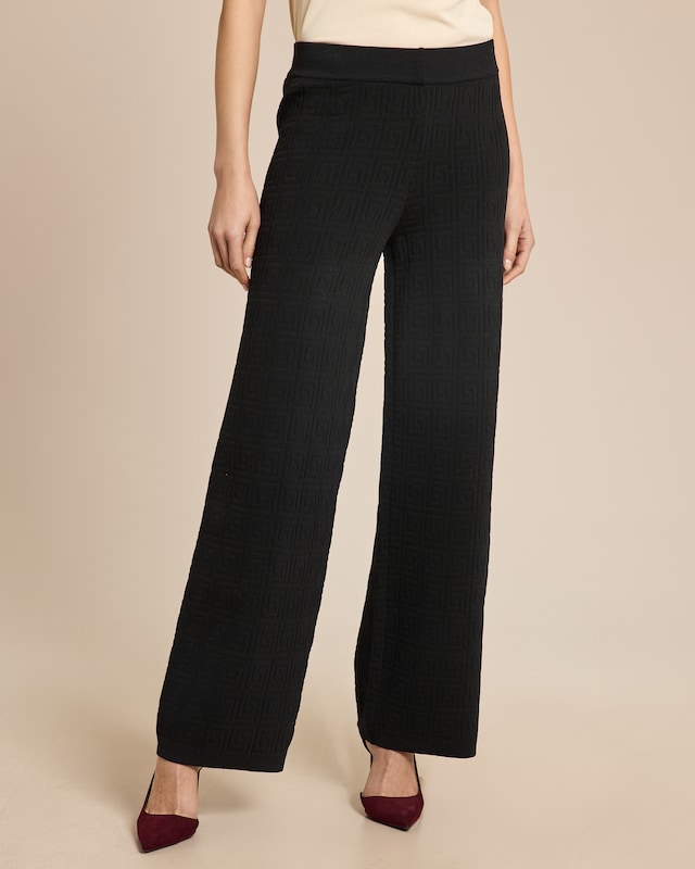 Strickhose mit Muster