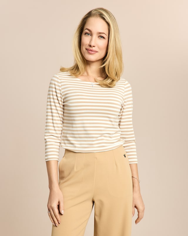Streifenshirt 7/8 Arm