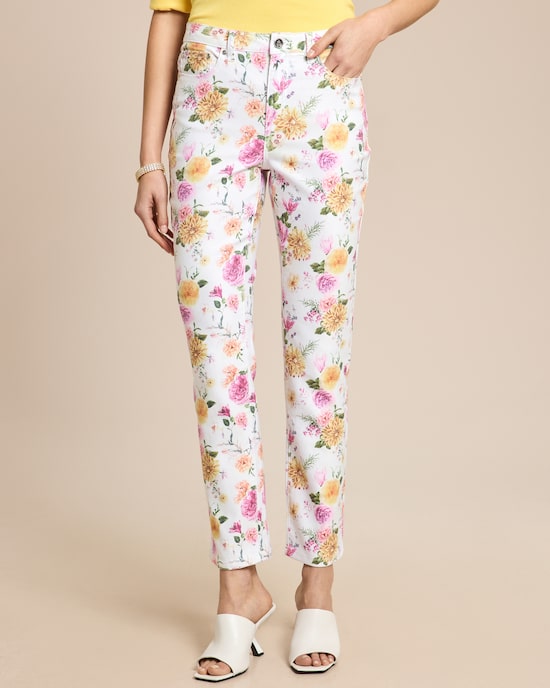 Produktabbildung für Hose mit Blumendruck