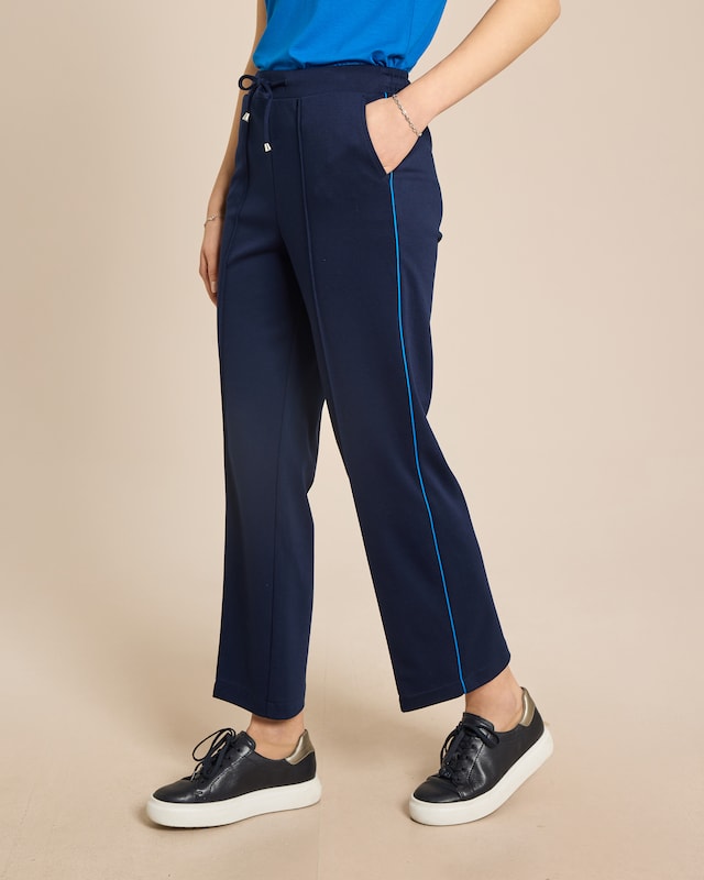 Jersey Hose mit Paspeldetails