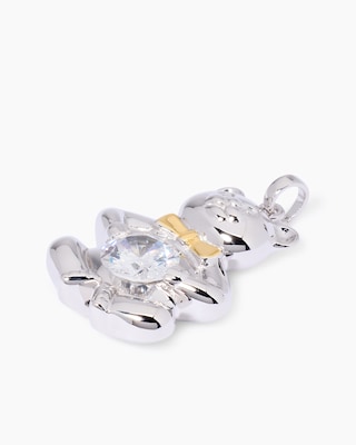 Produktabbildung 2 für Anhänger mit Teddybär und Zirkonia