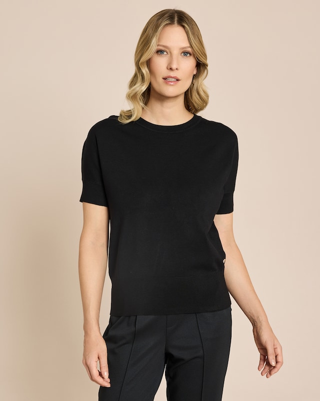 Pullover mit breitem Saum